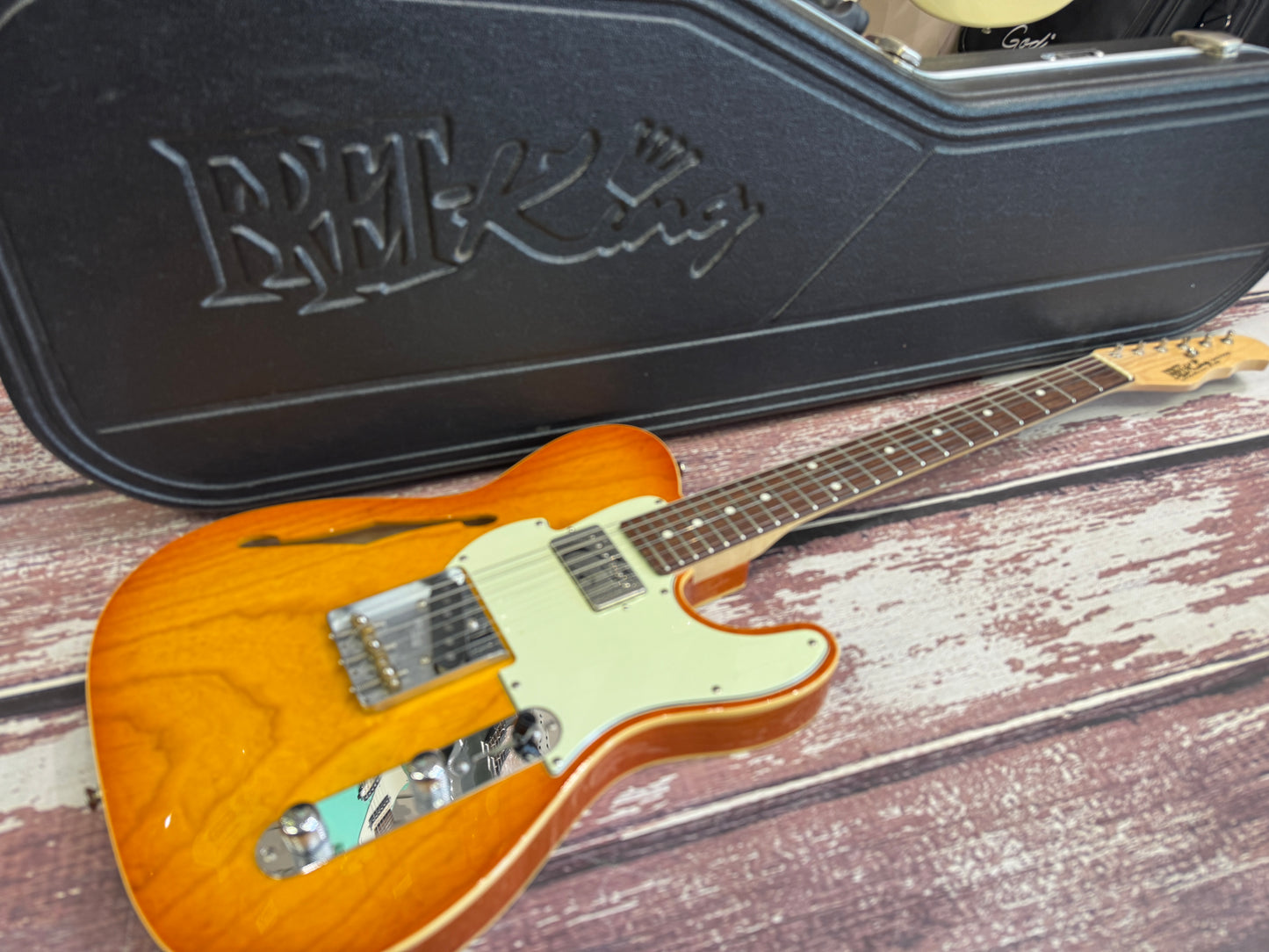 Fret King UK made Country Squier Semitone "Green label"