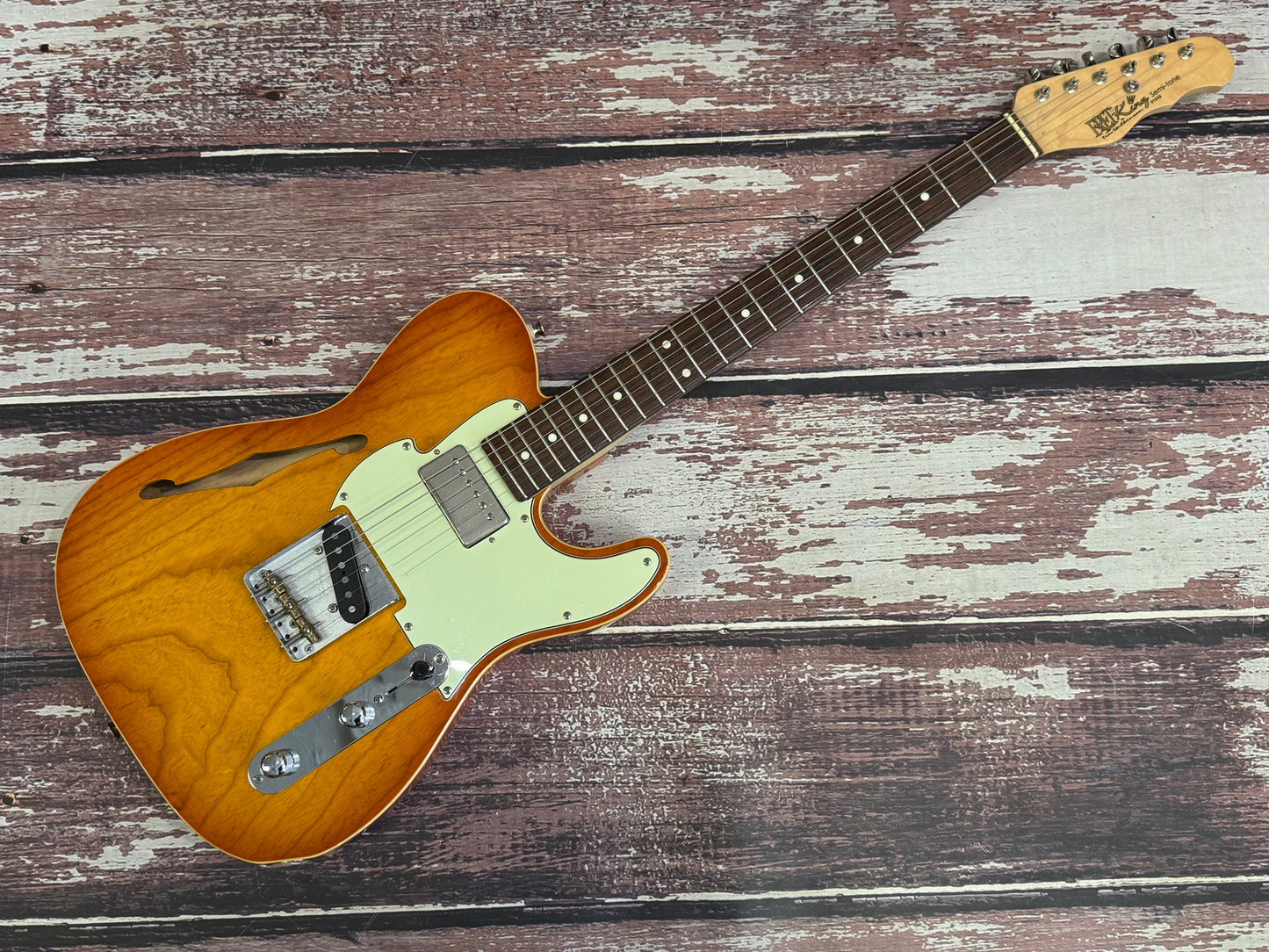 Fret King UK made Country Squier Semitone "Green label"