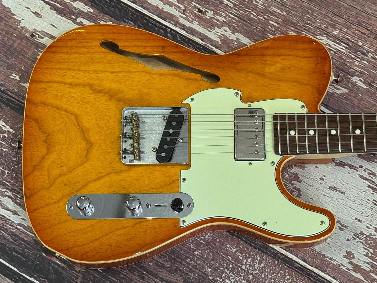 Fret King UK made Country Squier Semitone "Green label"
