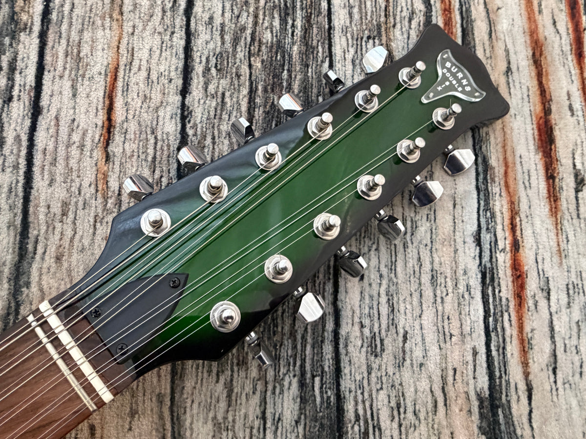 Burns Club Series Double Six Green burst - 12 string electric