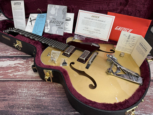 Gretsch G6118T-135 Anniversary limited edition Gold/Dark Cherry Metallic