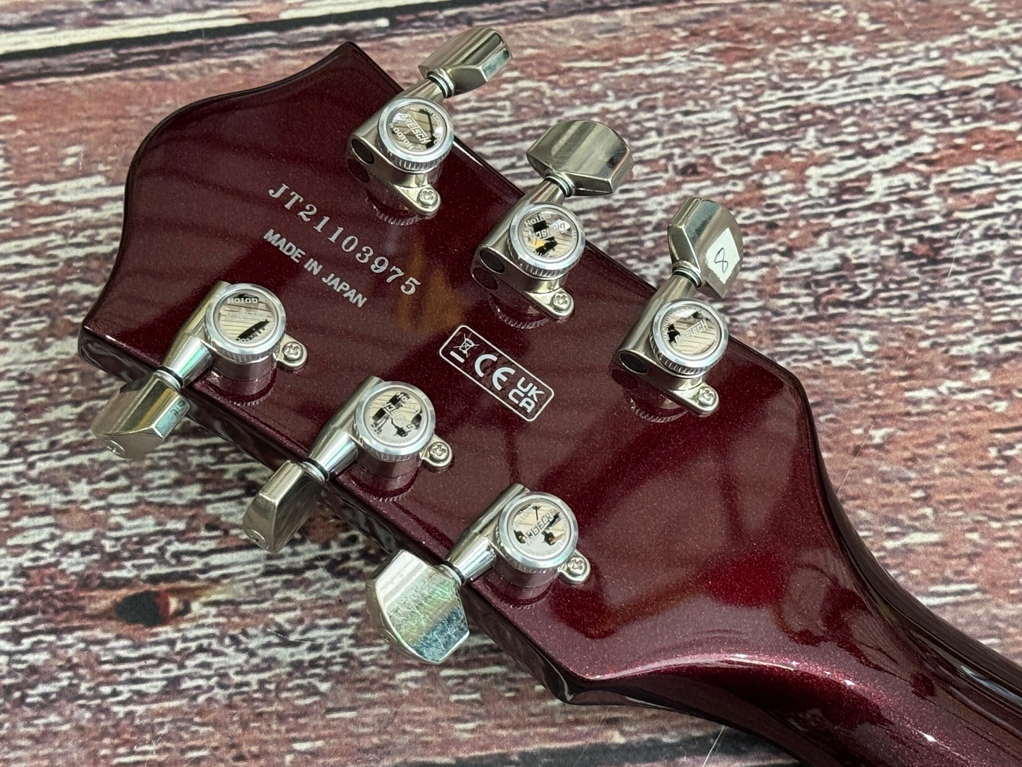 Gretsch G6118T-135 Anniversary limited edition Gold/Dark Cherry Metallic