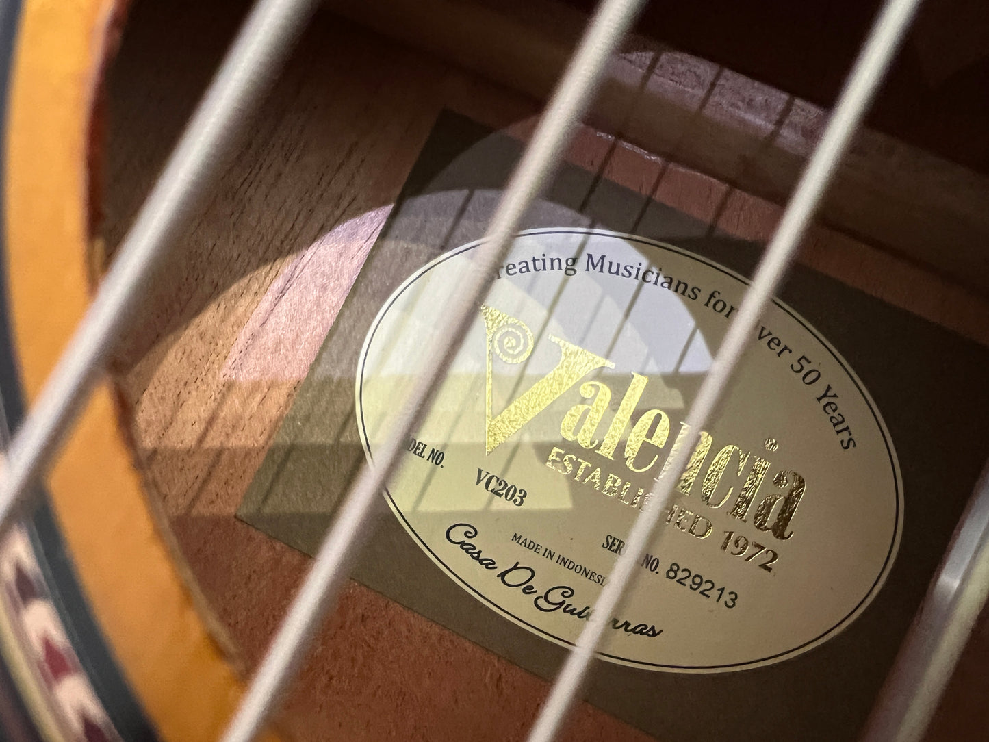 Valencia 3/4 student classical guitar