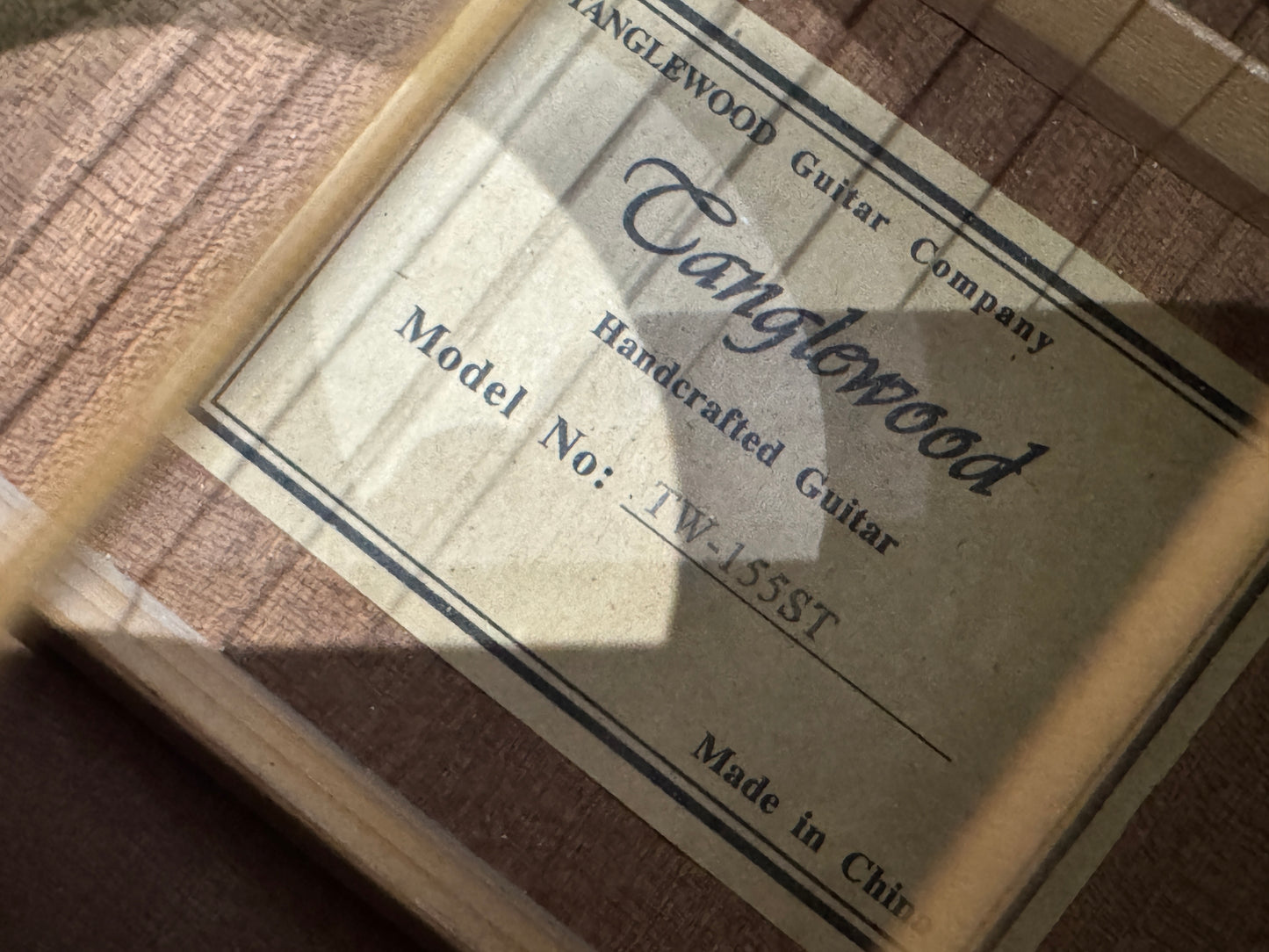 Tanglewood TW-155ST Premier Jumbo acoustic