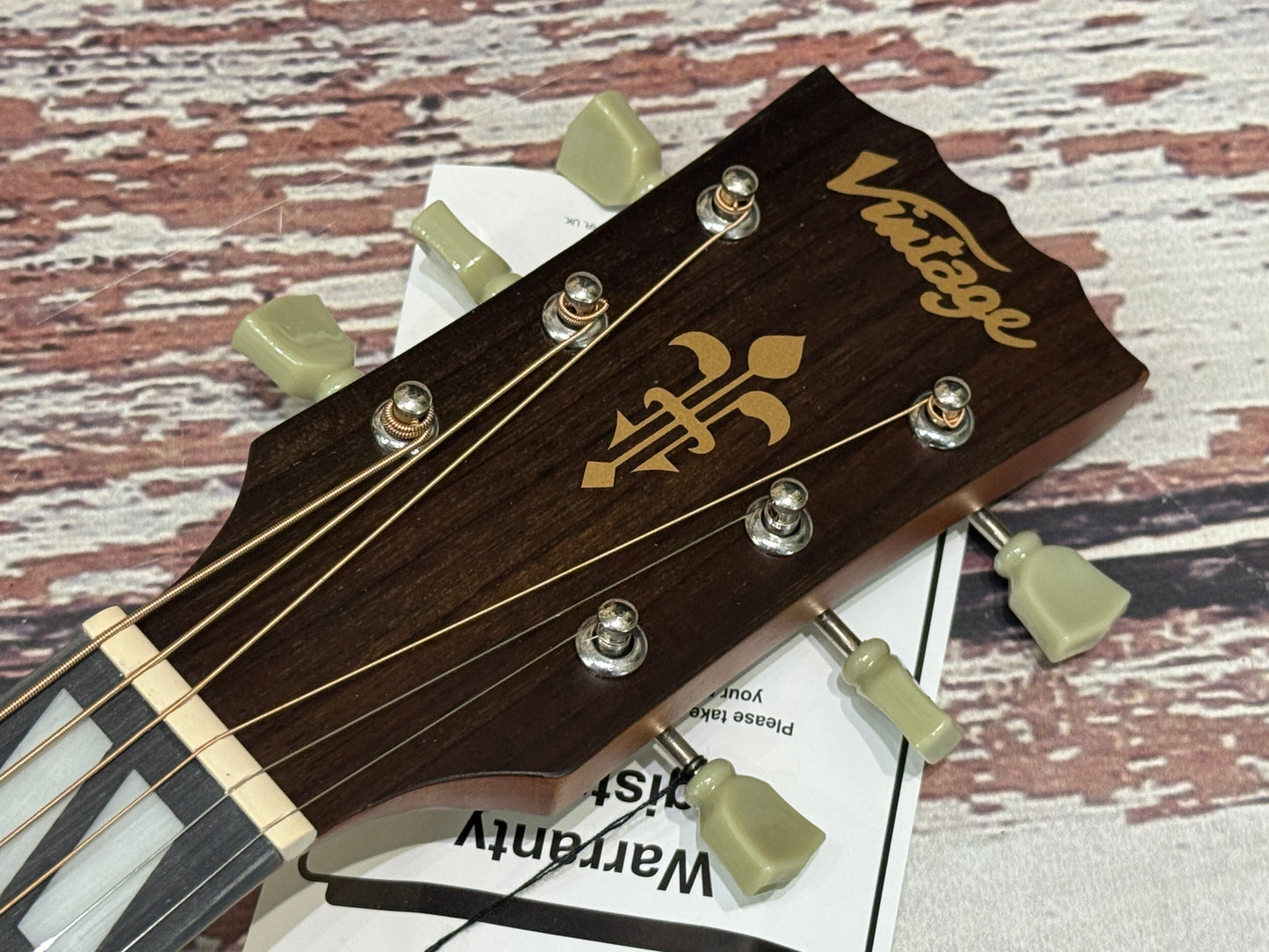 Vintage V180 vintage sunburst parlour acoustic
