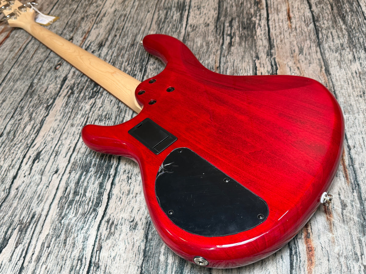 Cort Action plus - Active 4 string bass - Trans Red