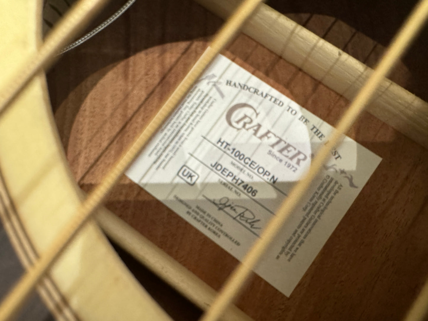 Crafter HT-100 CE Electro Acoustic