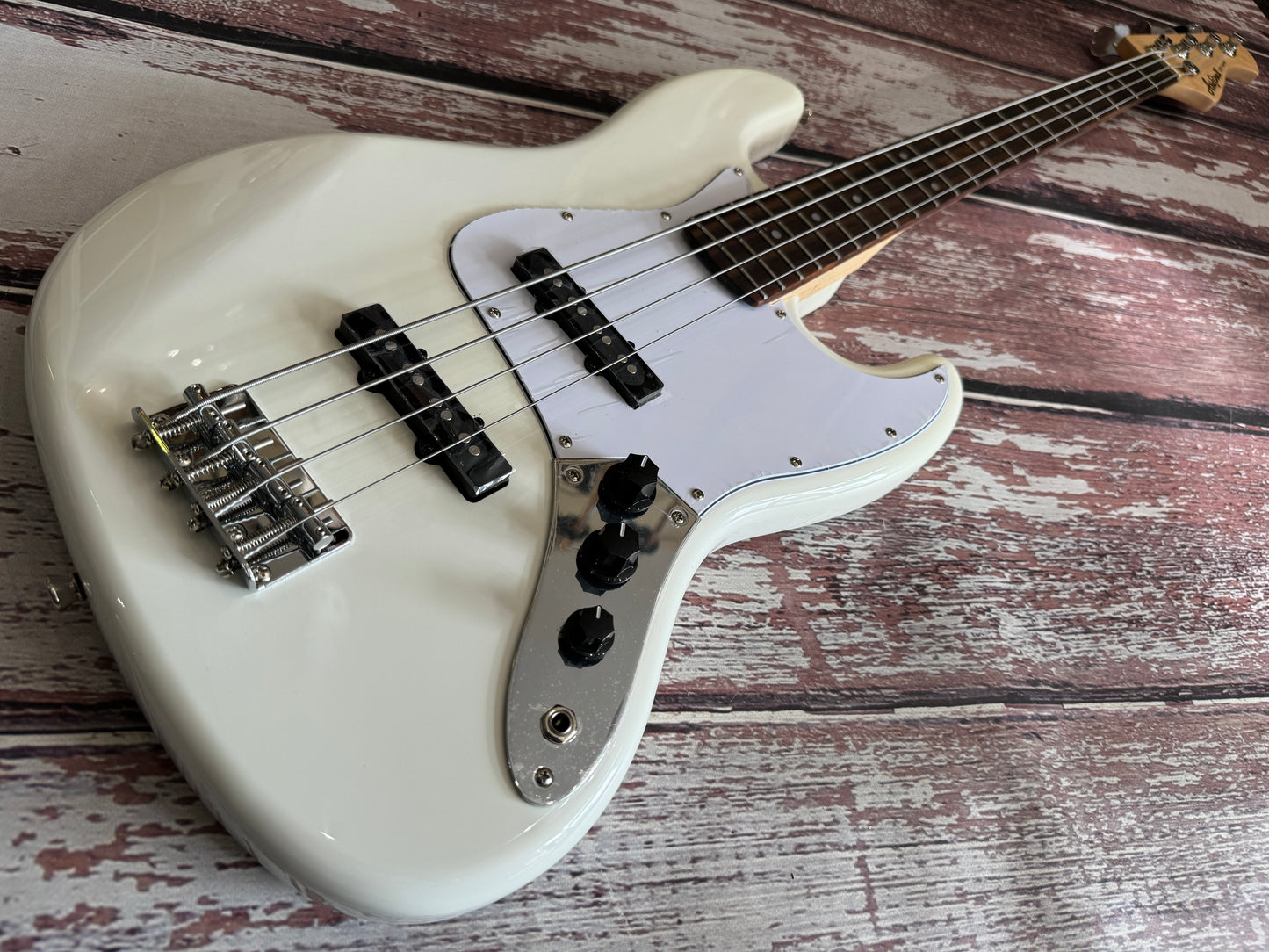Aria STB JZ Vintage White, rosewood neck
