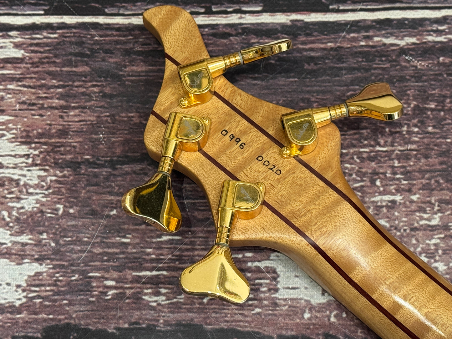 Graham Pollard "Swallow" exotic active luthier made bass