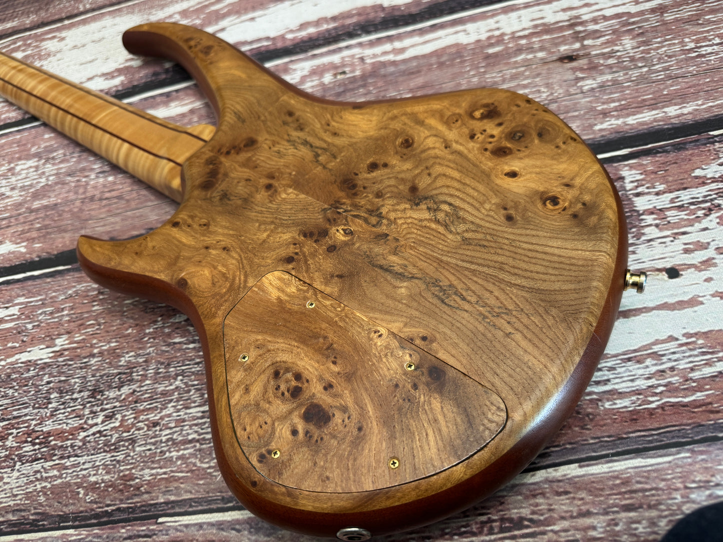 Graham Pollard "Swallow" exotic active luthier made bass