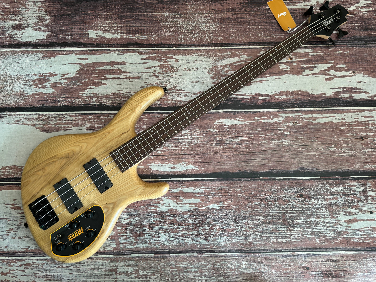 Cort Action Deluxe Ash Active Mark Bass preamp.