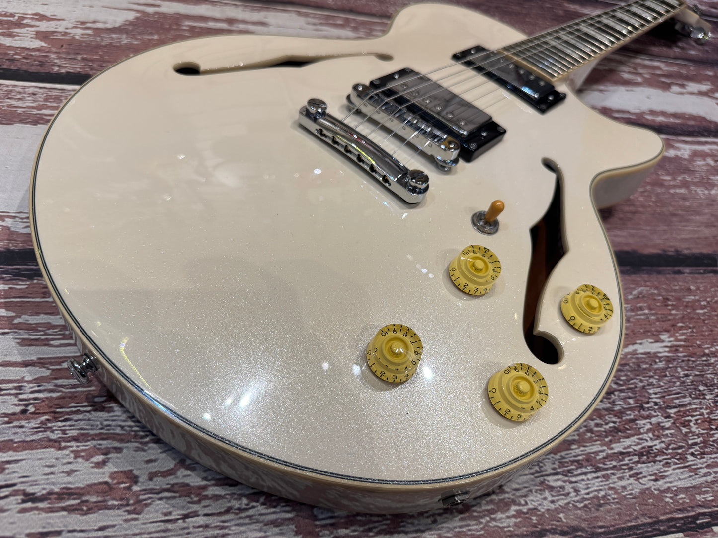 D'angelico "SS" Premier - Pearl metallic