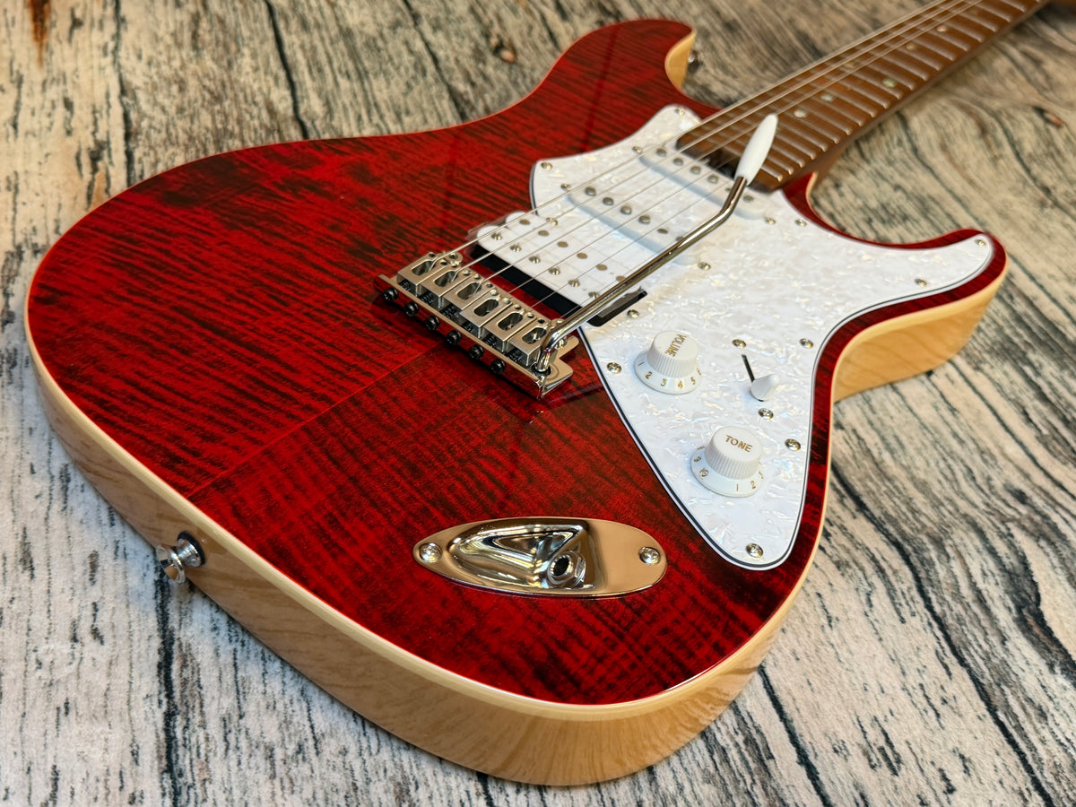 Aria Pro II - 714 MkII Trans red flame - B STOCK
