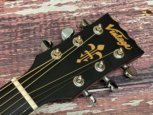Vintage Mid Size Electro Acoustic VEC1900-SB