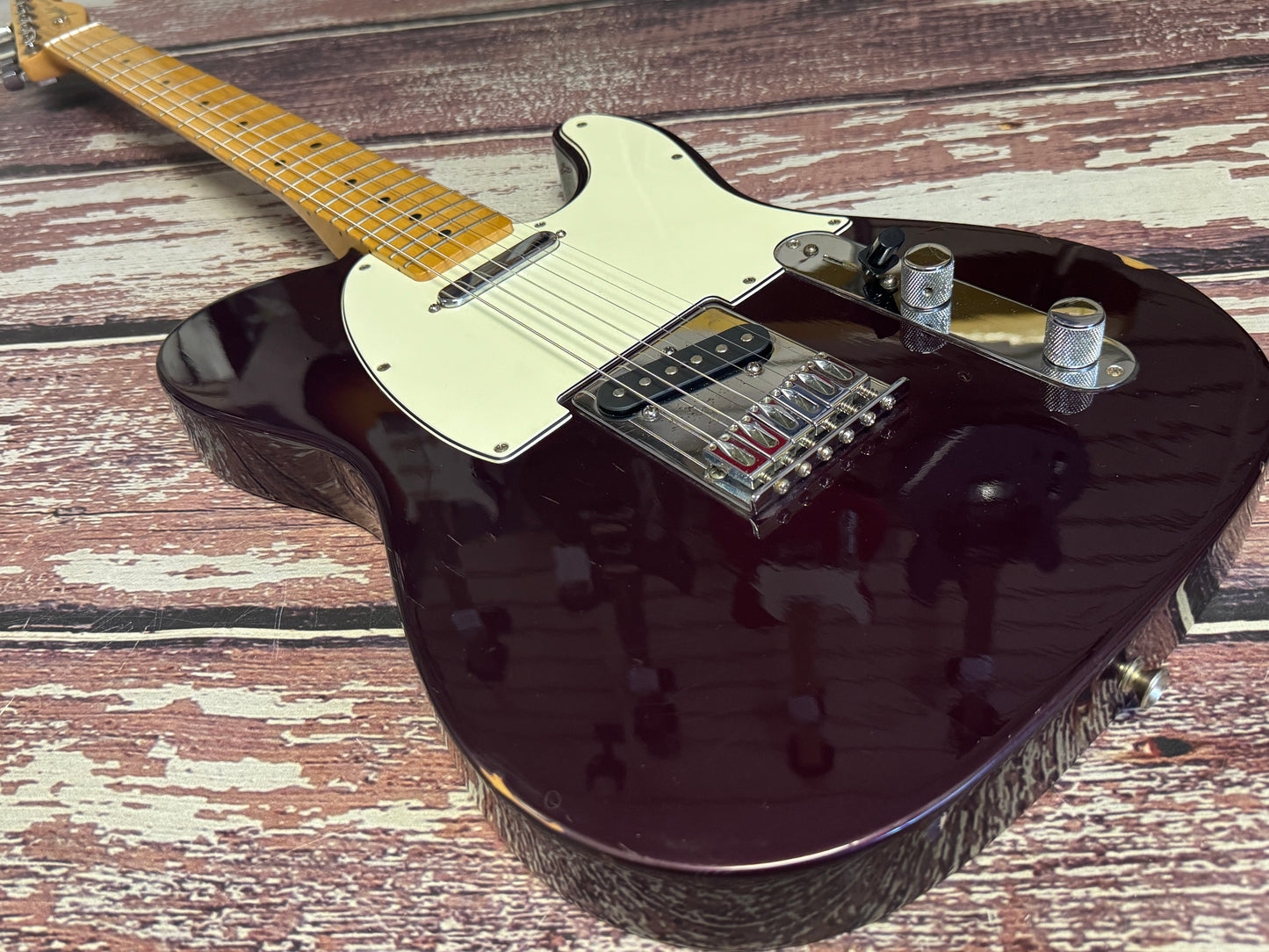 Fender Standard Telecaster Mexican - Dog 'o'war 2014 Midnight Wine
