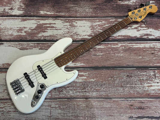 Fender Standard Jazz Bass 5 string Mexico - Arctic white