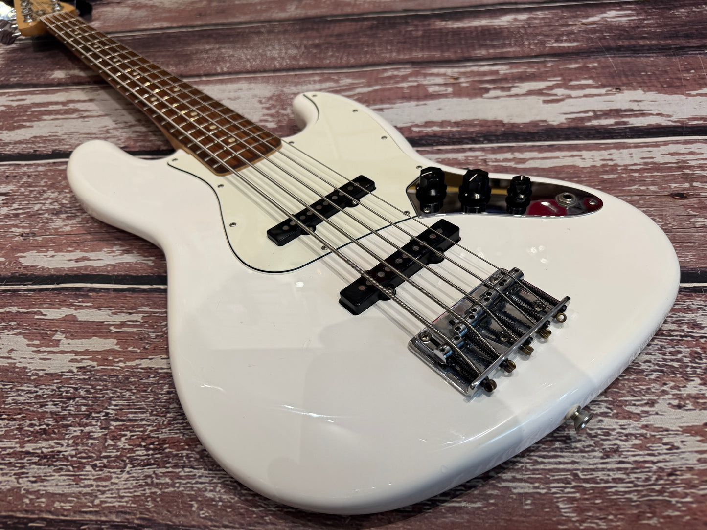 Fender Standard Jazz Bass 5 string Mexico - Arctic white
