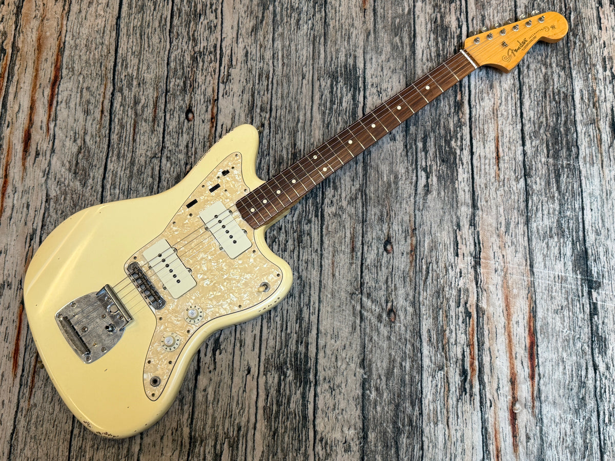 Fender 2015 Roadworn Jazzmaster Olympic White FSR