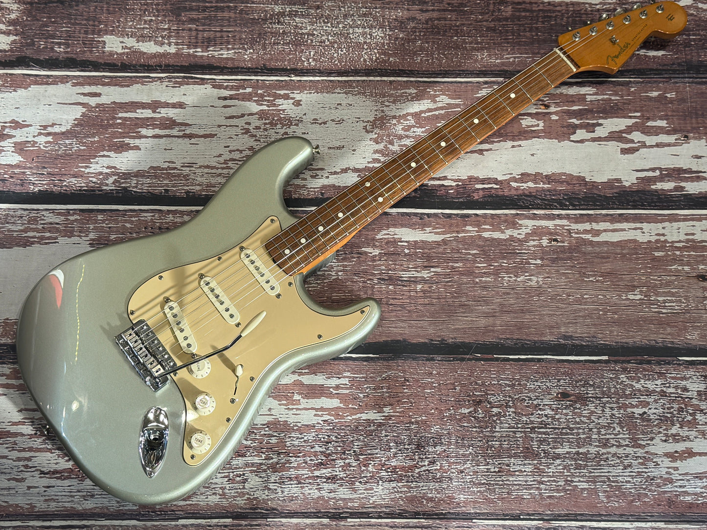 Fender Classic 60s Stratocaster 2004 - Mexico Faded Inca Silver NICE!