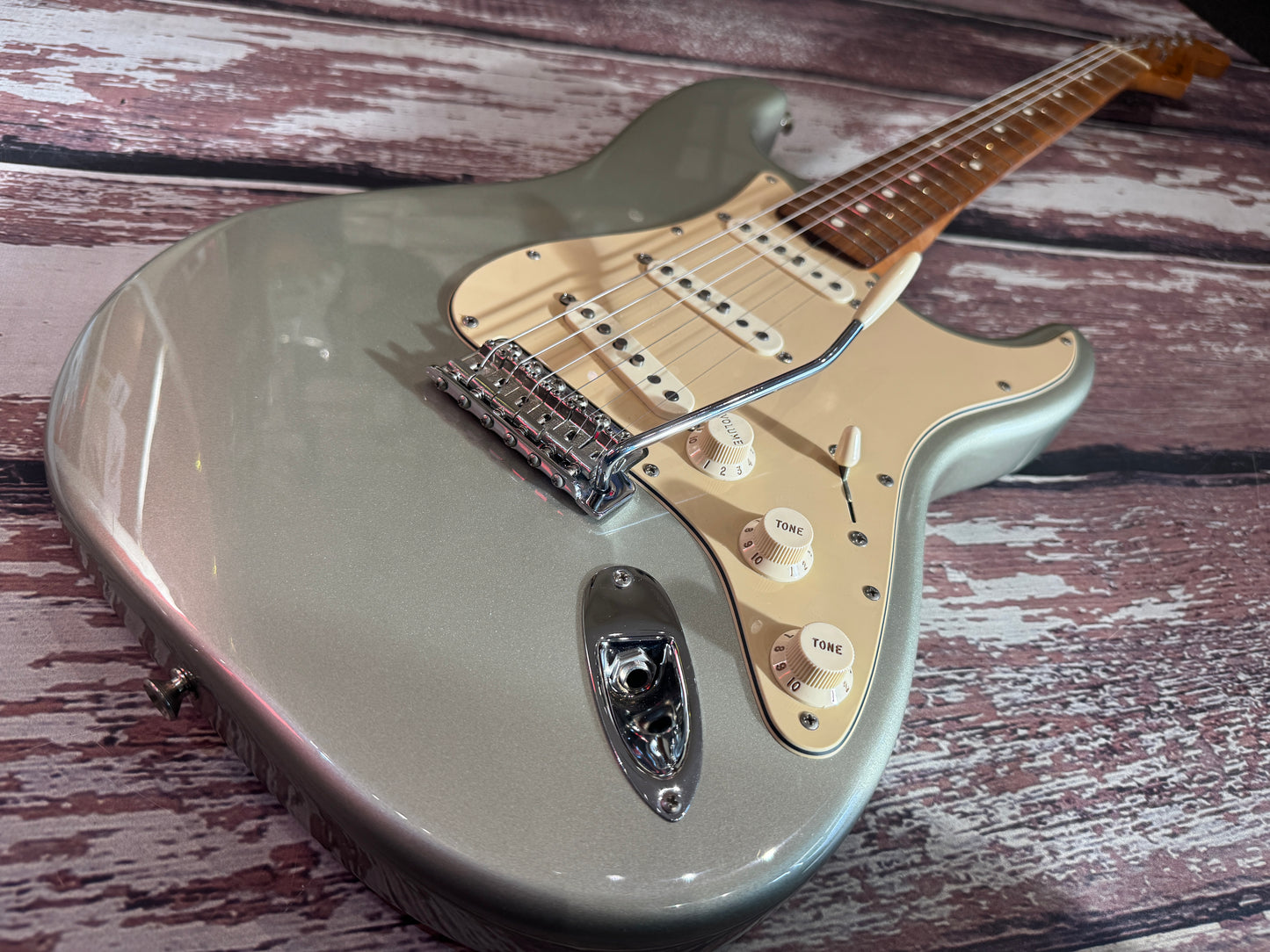 Fender Classic 60s Stratocaster 2004 - Mexico Faded Inca Silver NICE!