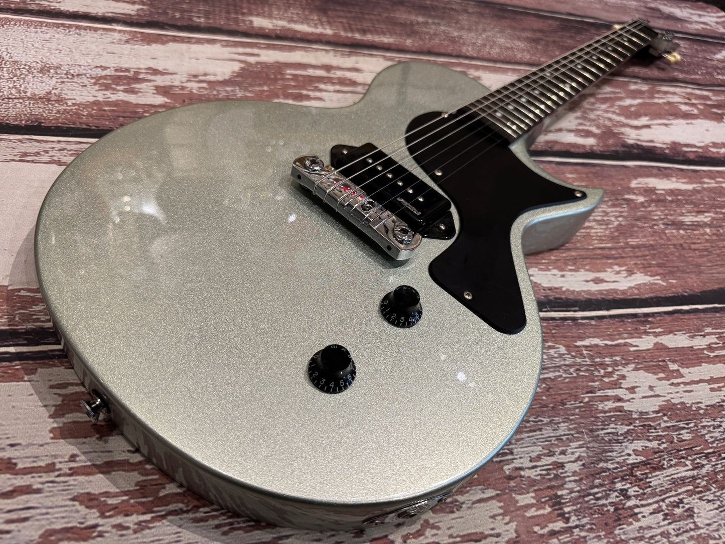 Vintage V120 P90 single cut - metallic silver