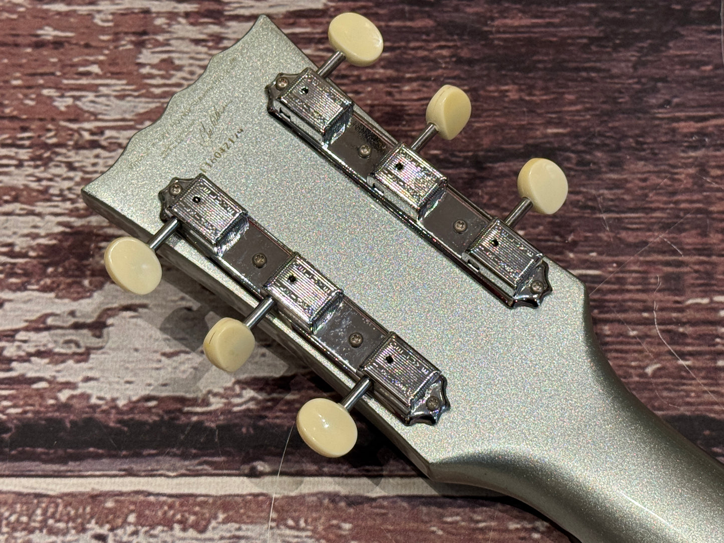 Vintage V120 P90 single cut - metallic silver