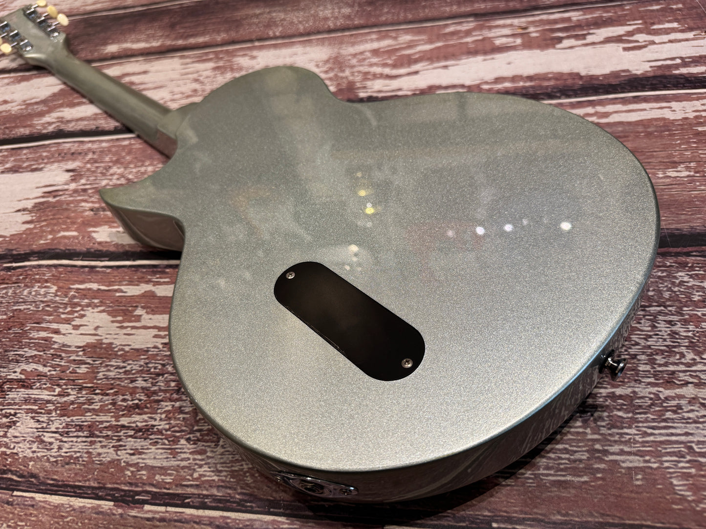 Vintage V120 P90 single cut - metallic silver