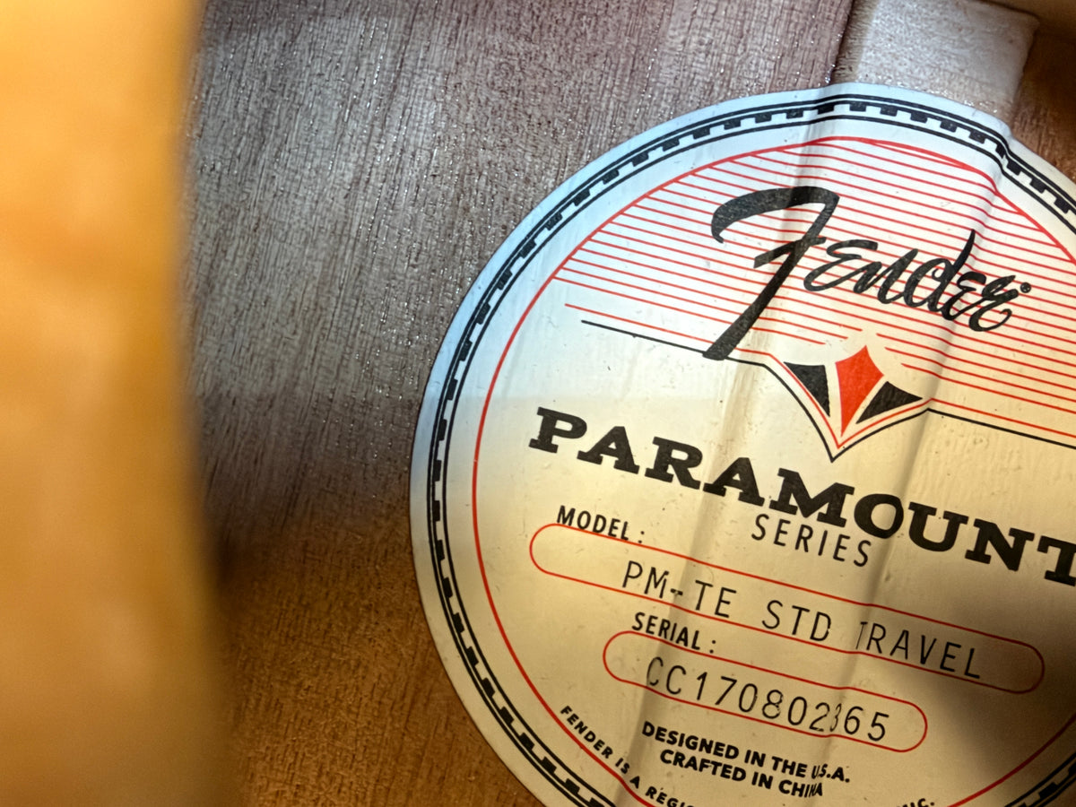 Fender Paramount Parlour/Travel electro - PMTE With hard case