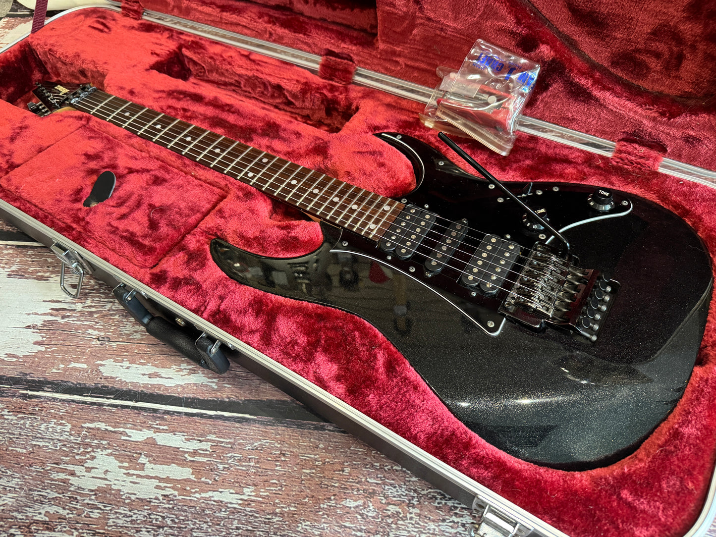 Ibanez RG655 Prestige Galaxy Black, FujiGen Japan with hard case