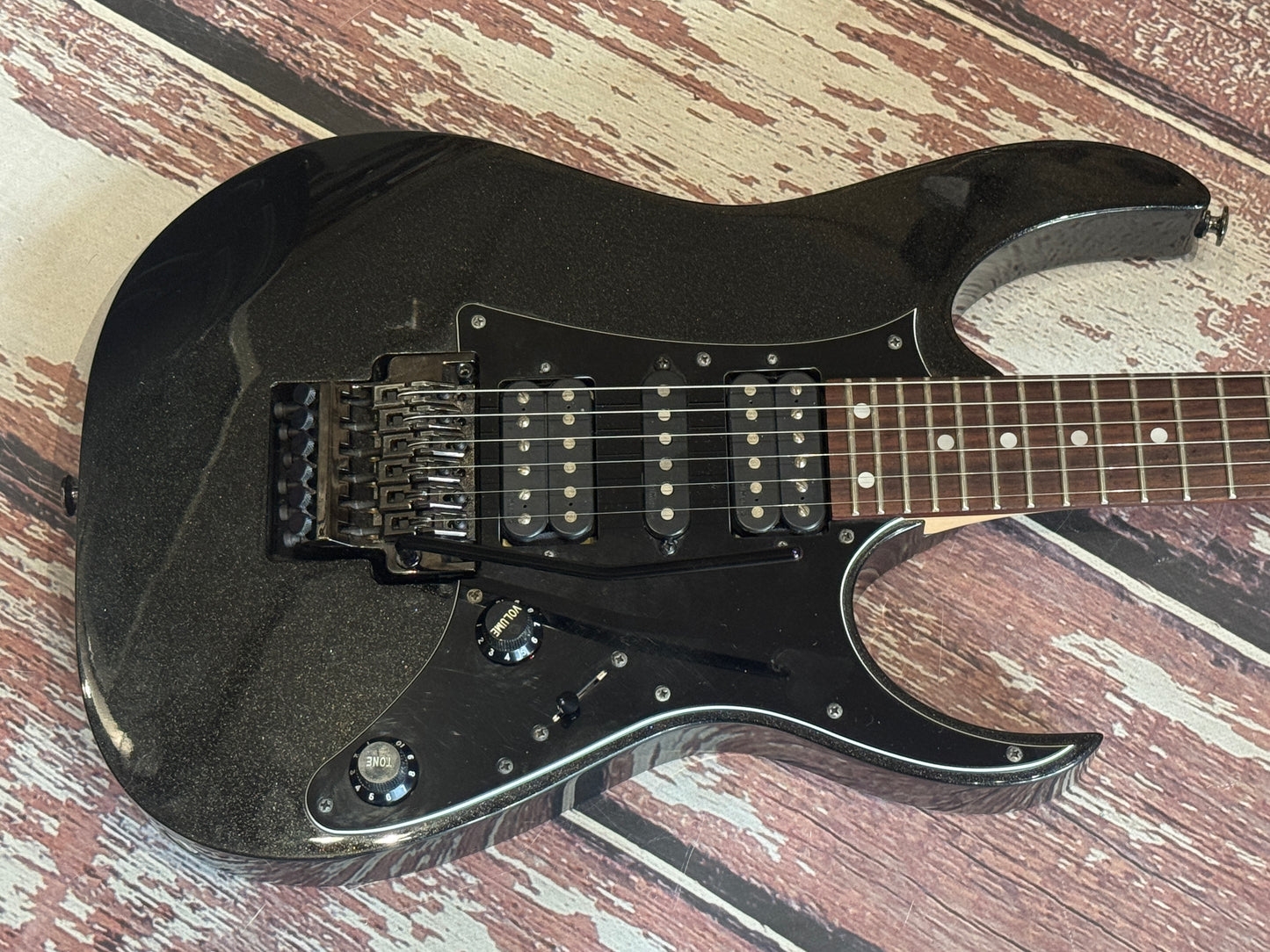 Ibanez RG655 Prestige Galaxy Black, FujiGen Japan with hard case