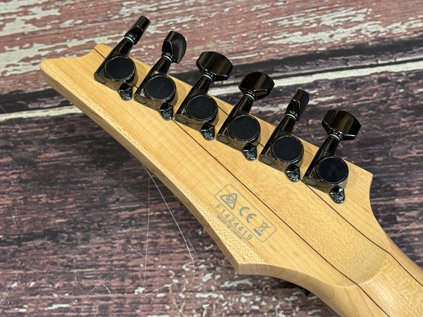 Ibanez RG655 Prestige Galaxy Black, FujiGen Japan with hard case