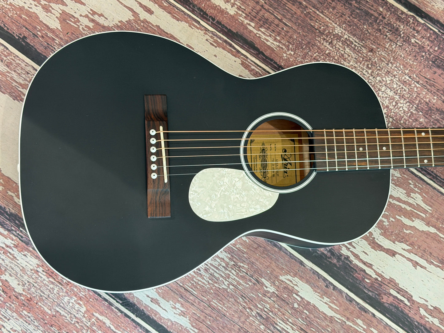 Aria 131-UP Parlour Acoustic guitar - Black
