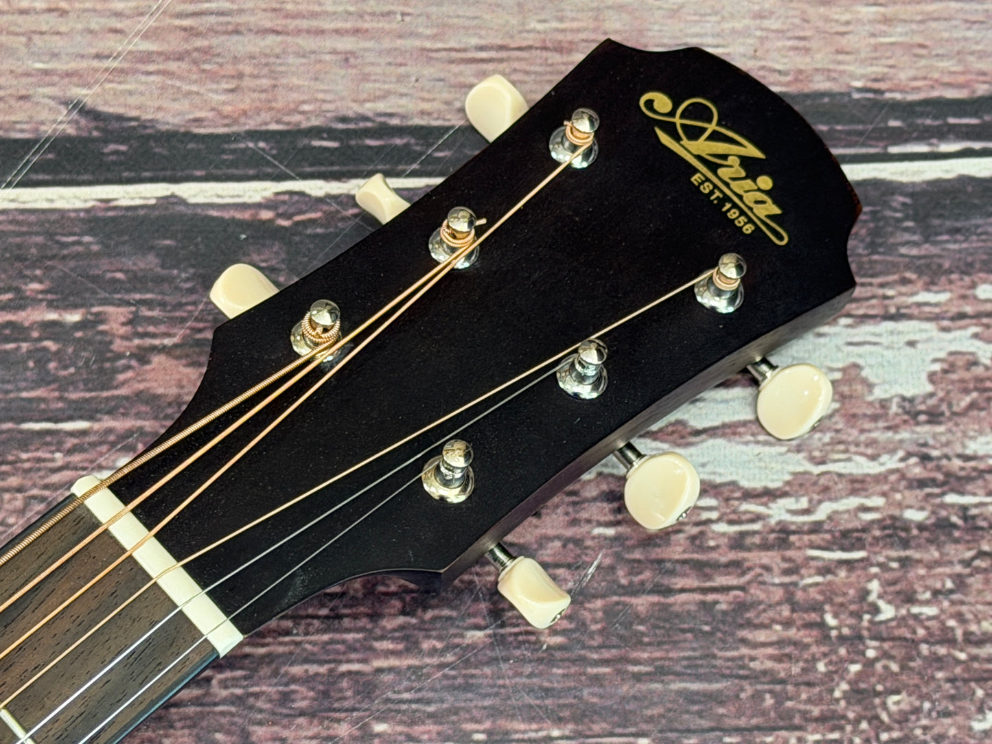 Aria 131-UP Parlour Acoustic guitar - Black