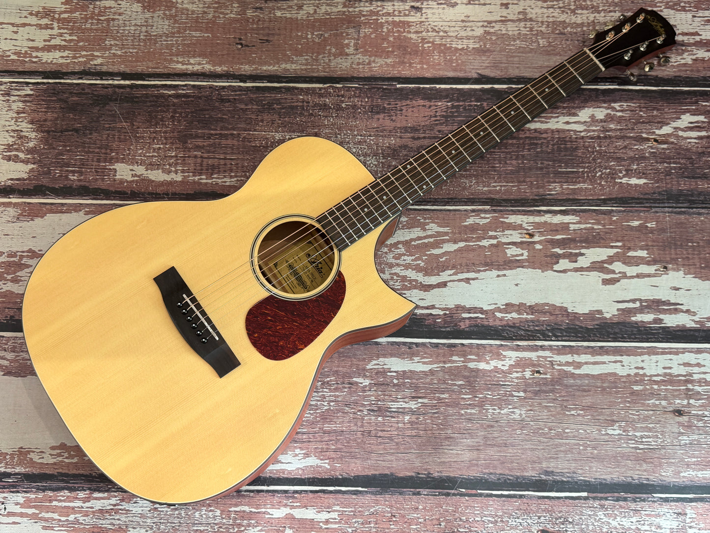 Aria 101 slope cutaway electro acoustic