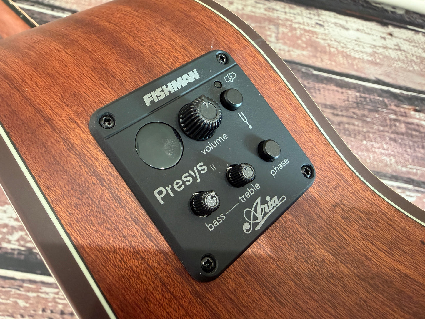 Aria 101 slope cutaway electro acoustic