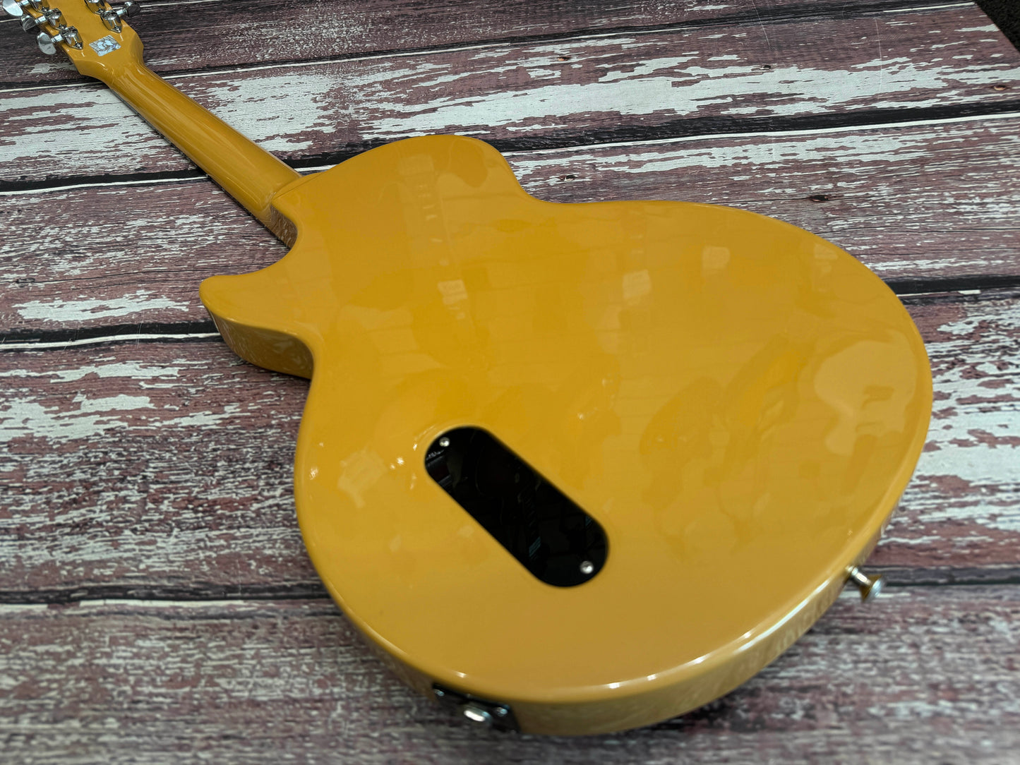 Gibson Les Paul Junior TV Yellow and case