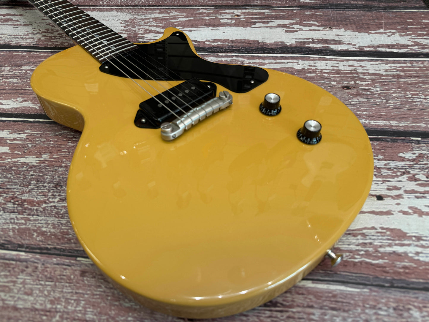 Gibson Les Paul Junior TV Yellow and case