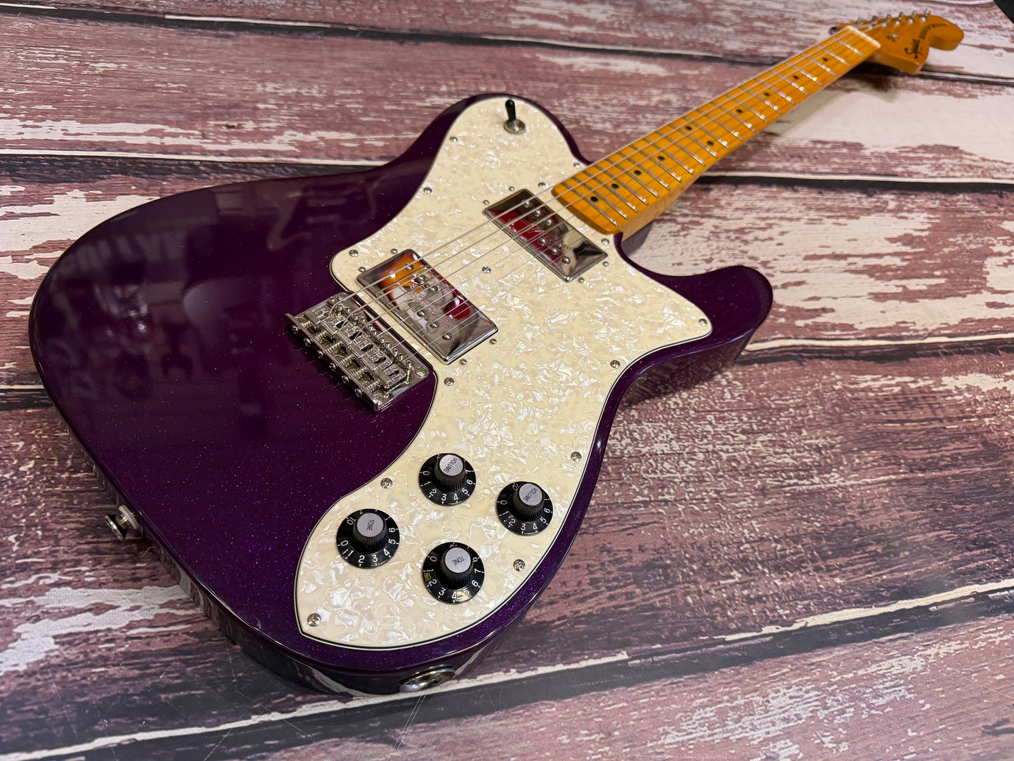Squier Classic Vibe 70's Telecaster Deluxe FSR- Purple Sparkle