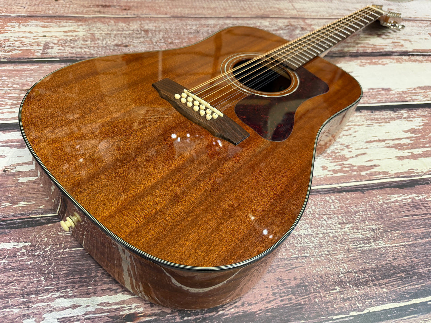 Guild Westward series D12-12 string mahogany - all solid with case