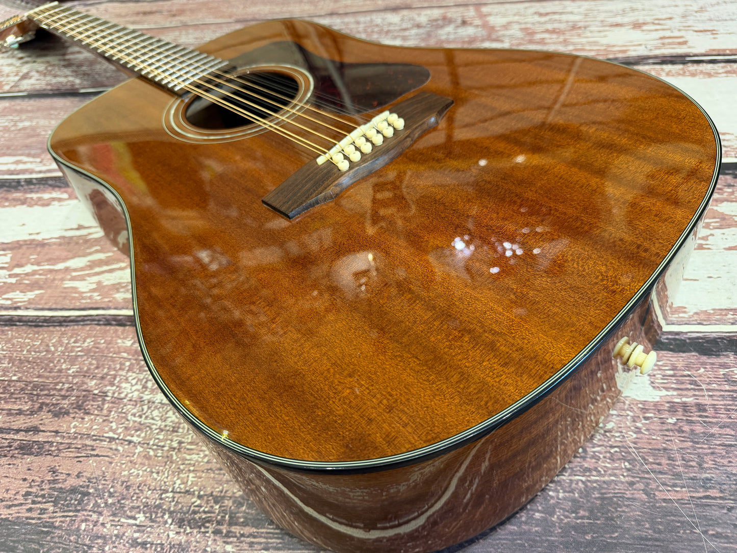 Guild Westward series D12-12 string mahogany - all solid with case