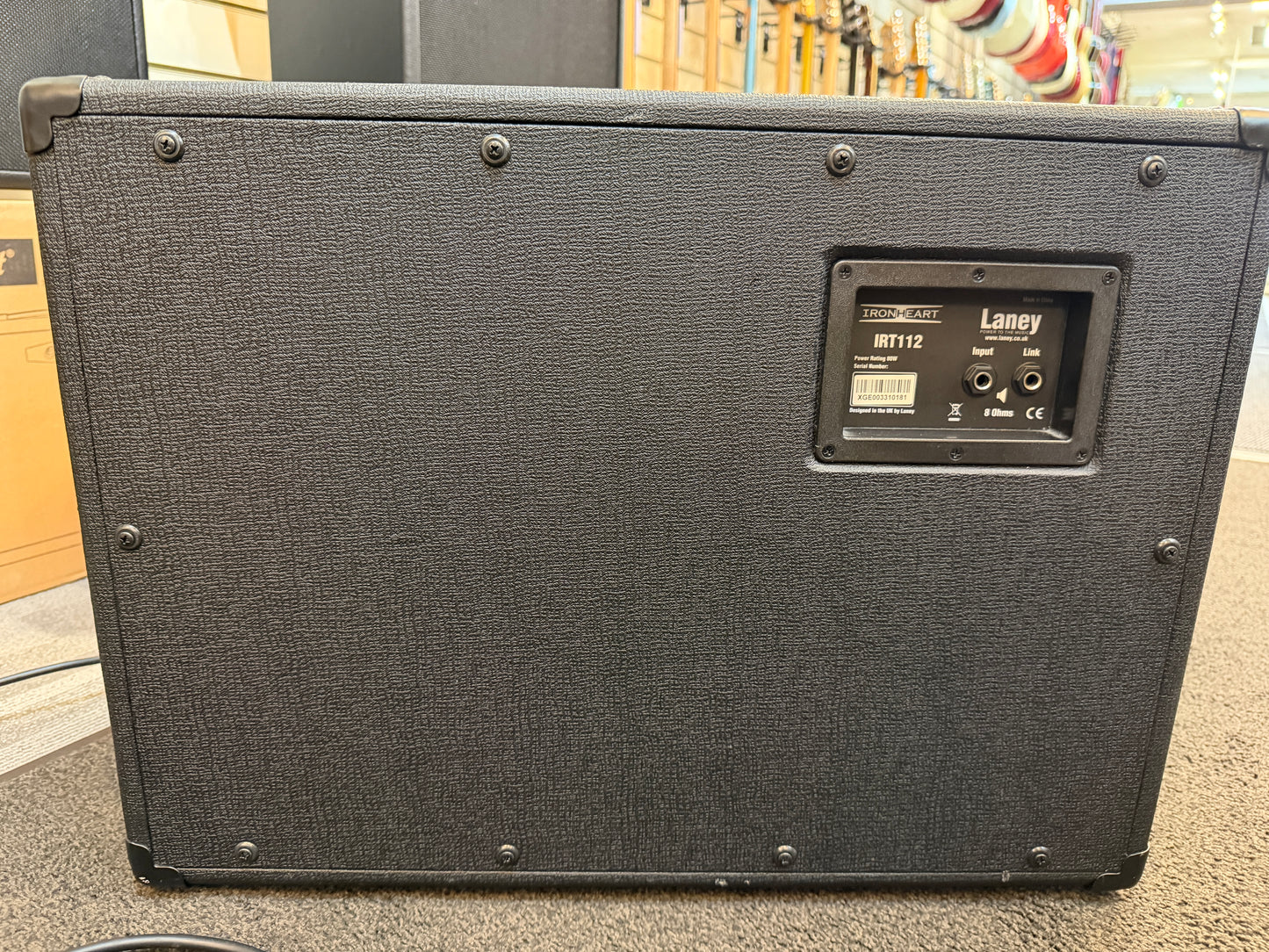 Laney Ironheart IRT-STUDIO Studio Rack and IRT112 Cabinet - --COLLECTION ONLY --
