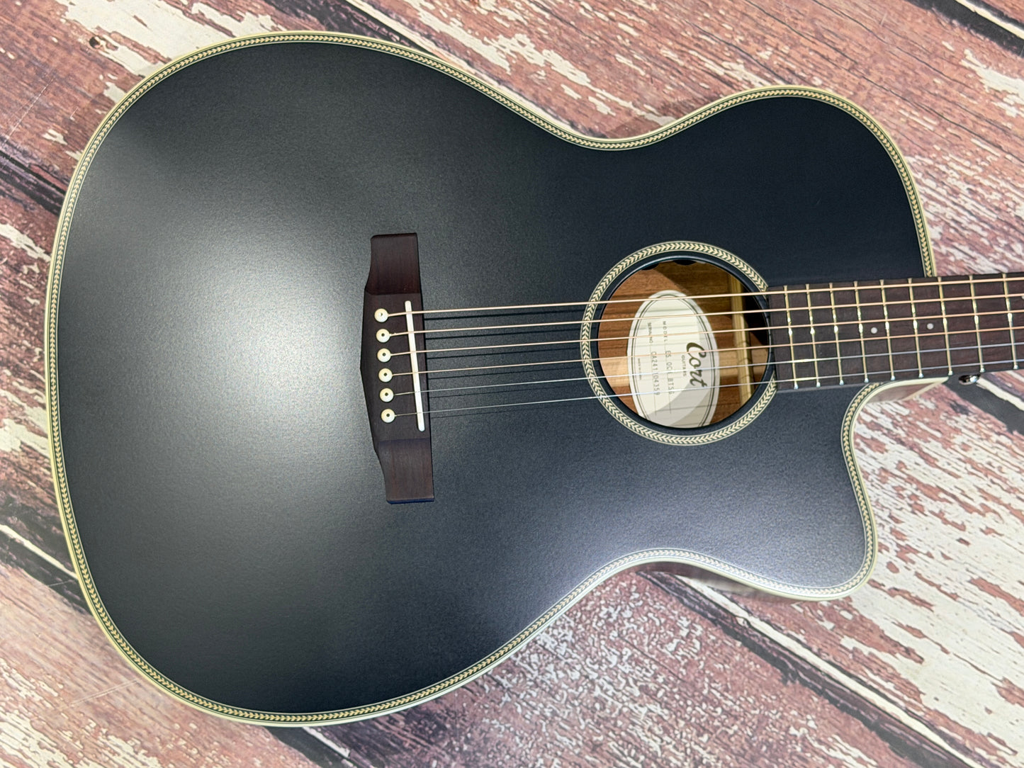 Cort Essence Series Electro Acoustic - Fishman - Satin Black