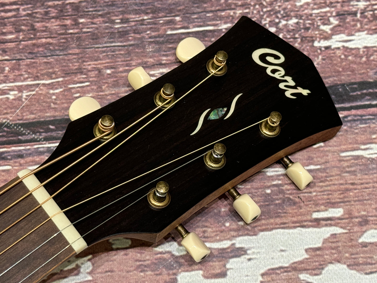 Cort Electro Acoustic Parlour - All solid with lite case