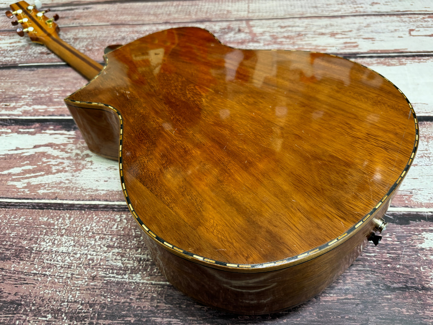 Neil McHardy Hand made "Veronica" Recycled woods Electro acoustic
