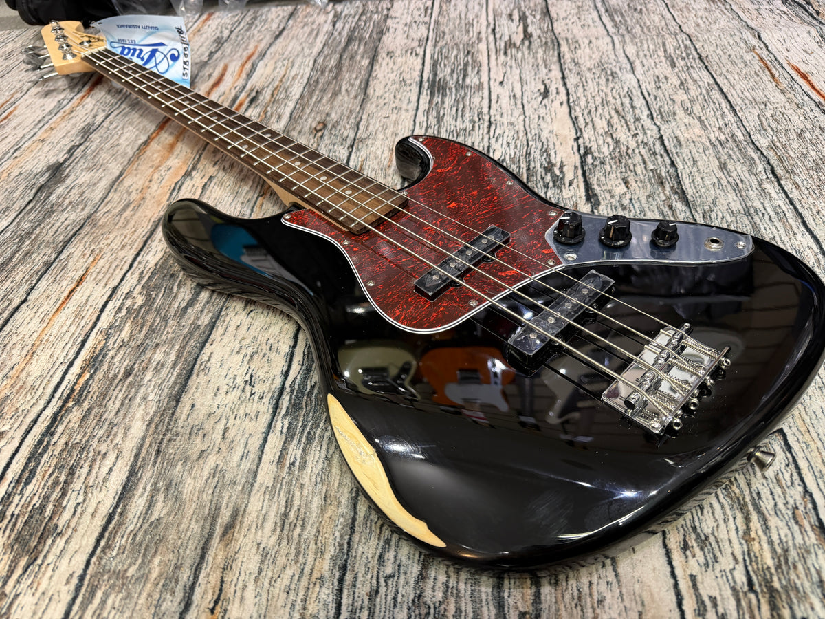 Aria STB "Jazz" Bass style - Relic New - Black B-Stock