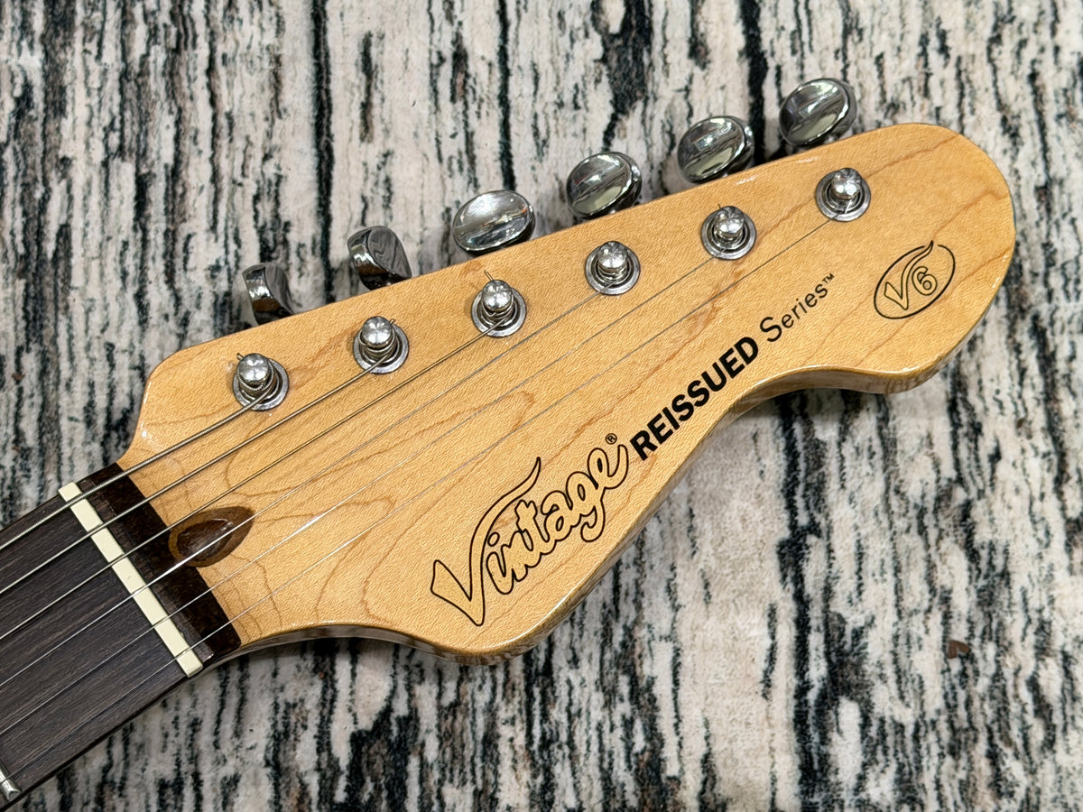 Vintage V6 "Stratocaster" style - Black - Rosewood