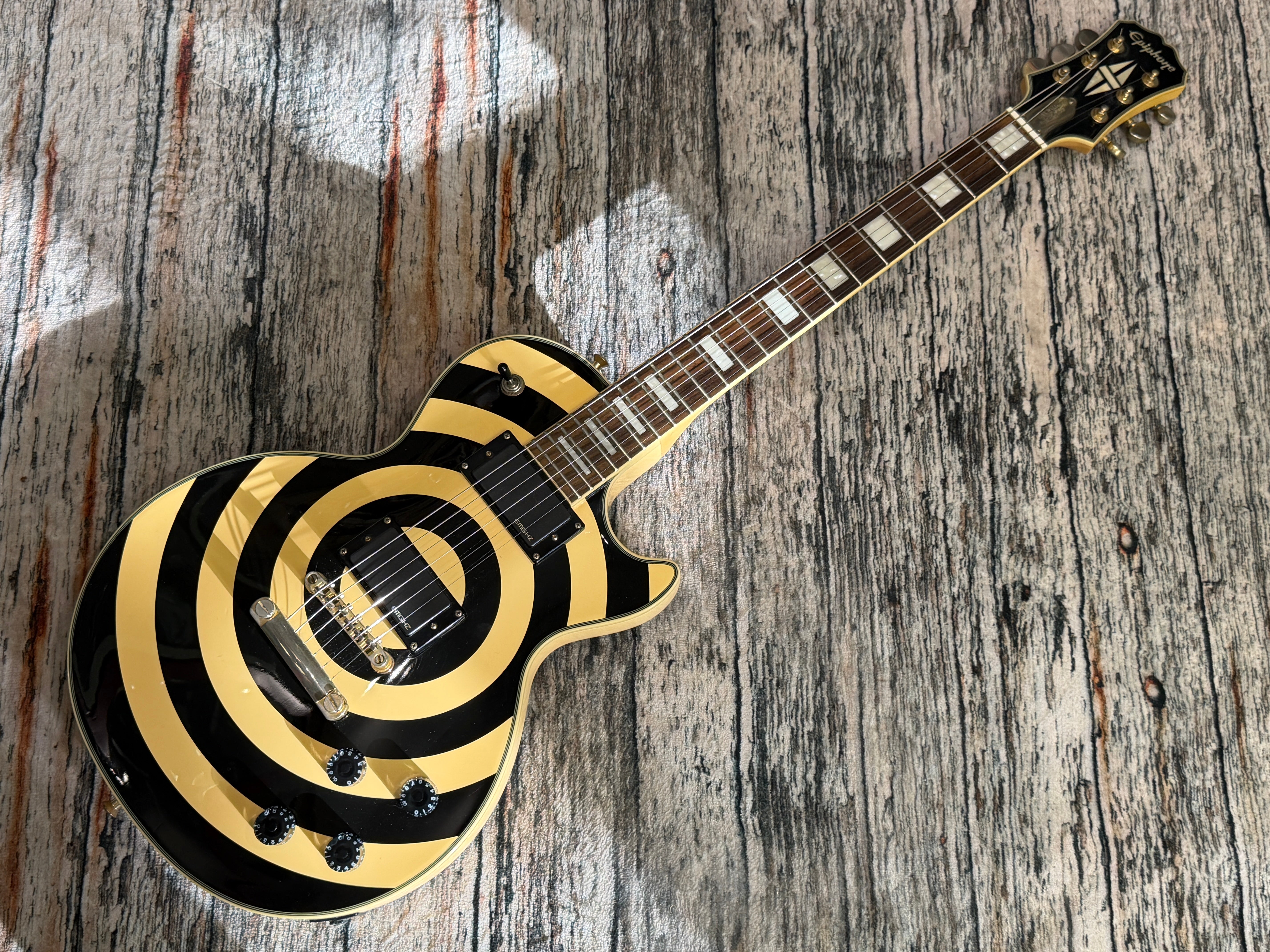 Epiphone Zakk Wylde Les Paul Bullseye - EMGs – Badlands Guitars