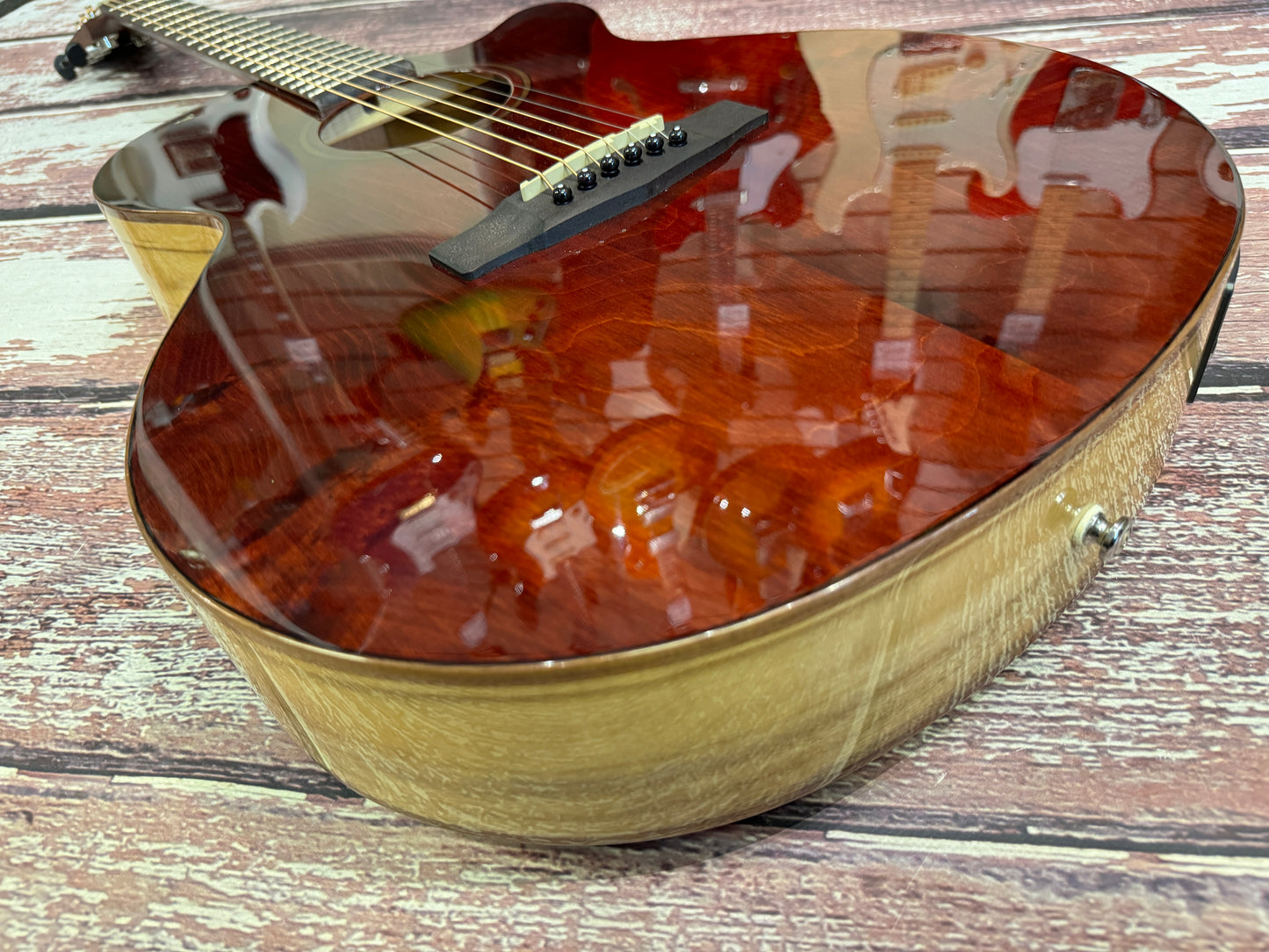 Cort SFX Myrtlewood Brown Gloss Electro - Fishman