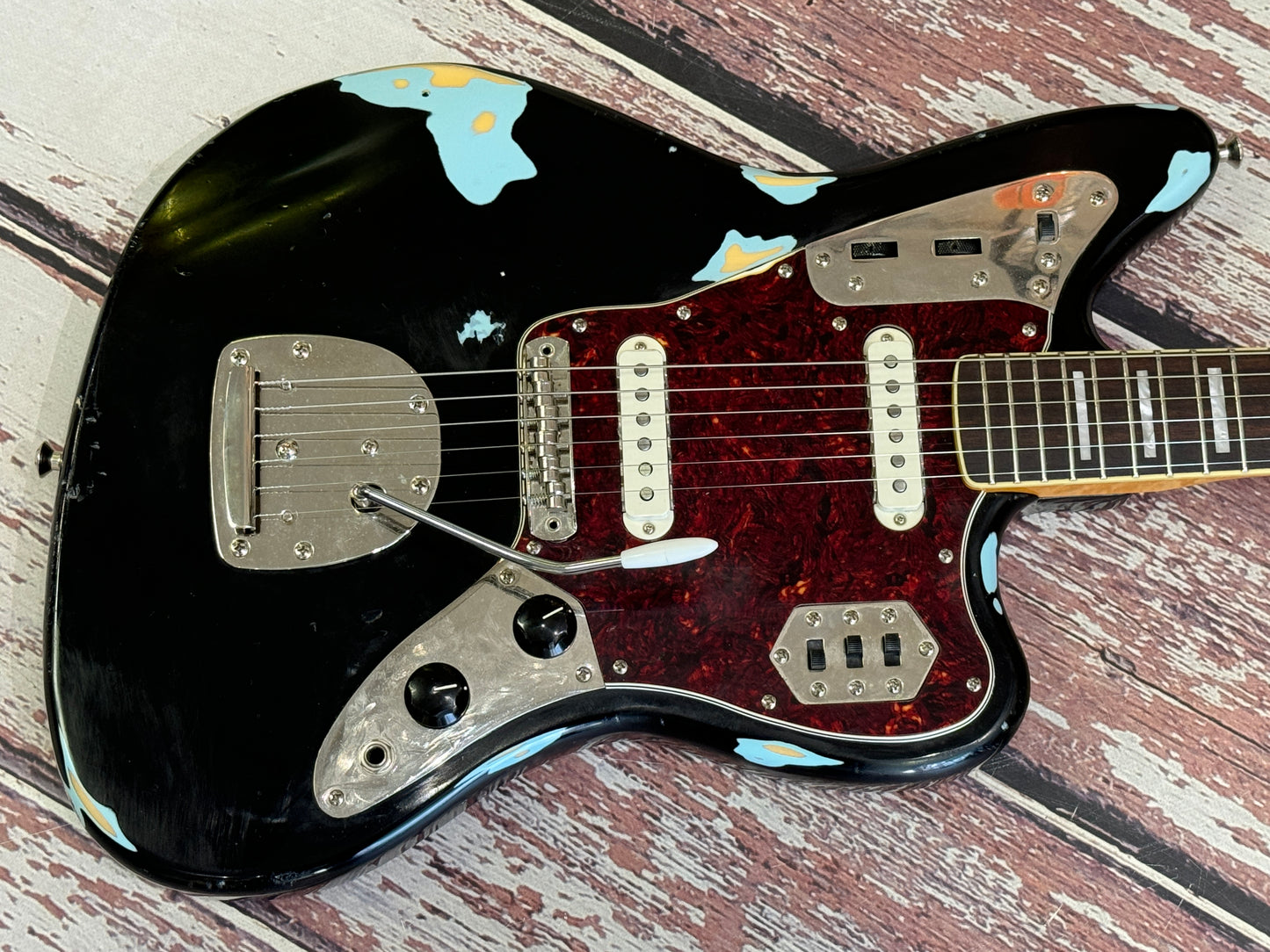 Squier Classic Vibe 70s Jaguar relic Factory refin!!