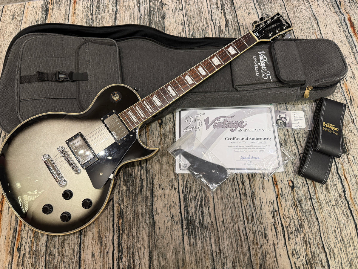 Vintage V100 limited edition - 25th Anniversary SIlverburst!